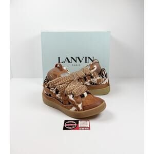 Size 10 - Lanvin Curb Pony Hair Brown NEW/RETAIL $1.5K!
